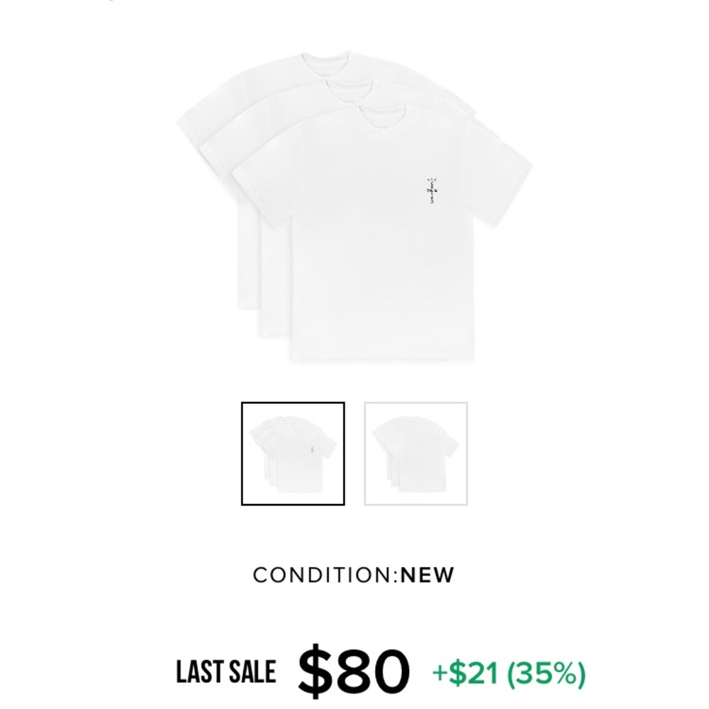 Travis Scott cactus jack 3 Pac t shirt